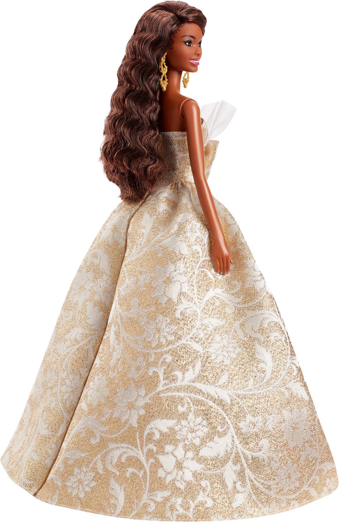 Back. Barbie - 2025 Holiday Doll.