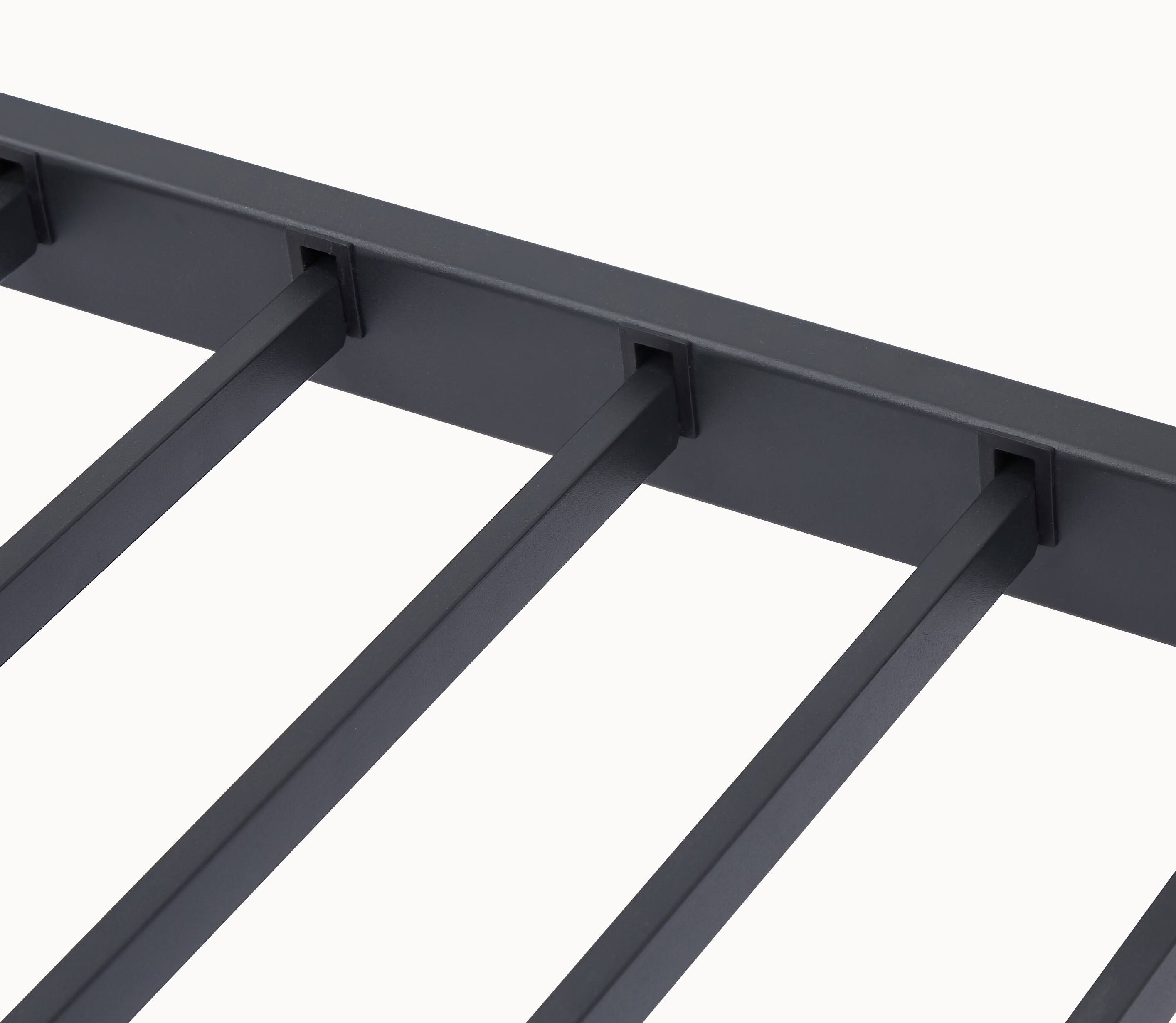 Alt View 2. Spaco - Spaco Full Metal Loft Bed, Bunk Bed with Built-in L-Shaped Desk, USB Charging, LED Lights, Storage Cabinet, Safety Rails - Black.