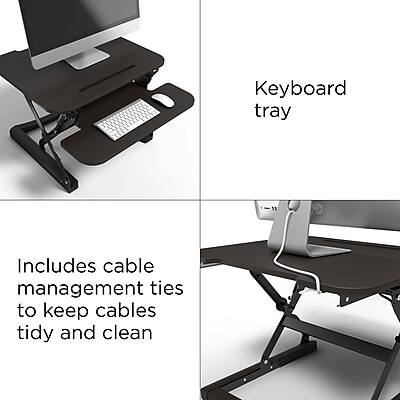 Keyboard tray

Includes cable management ties to keep cables tidy and clean
