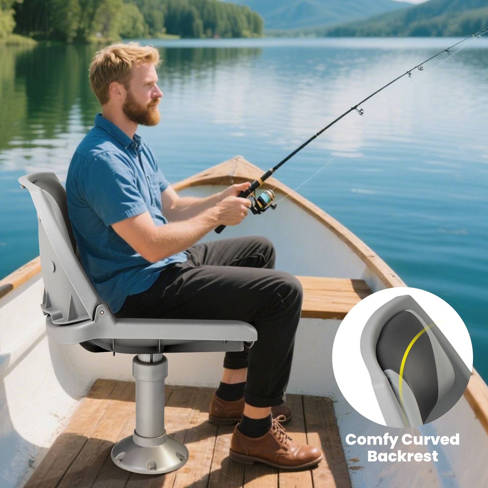 Comfy Curved Backrest