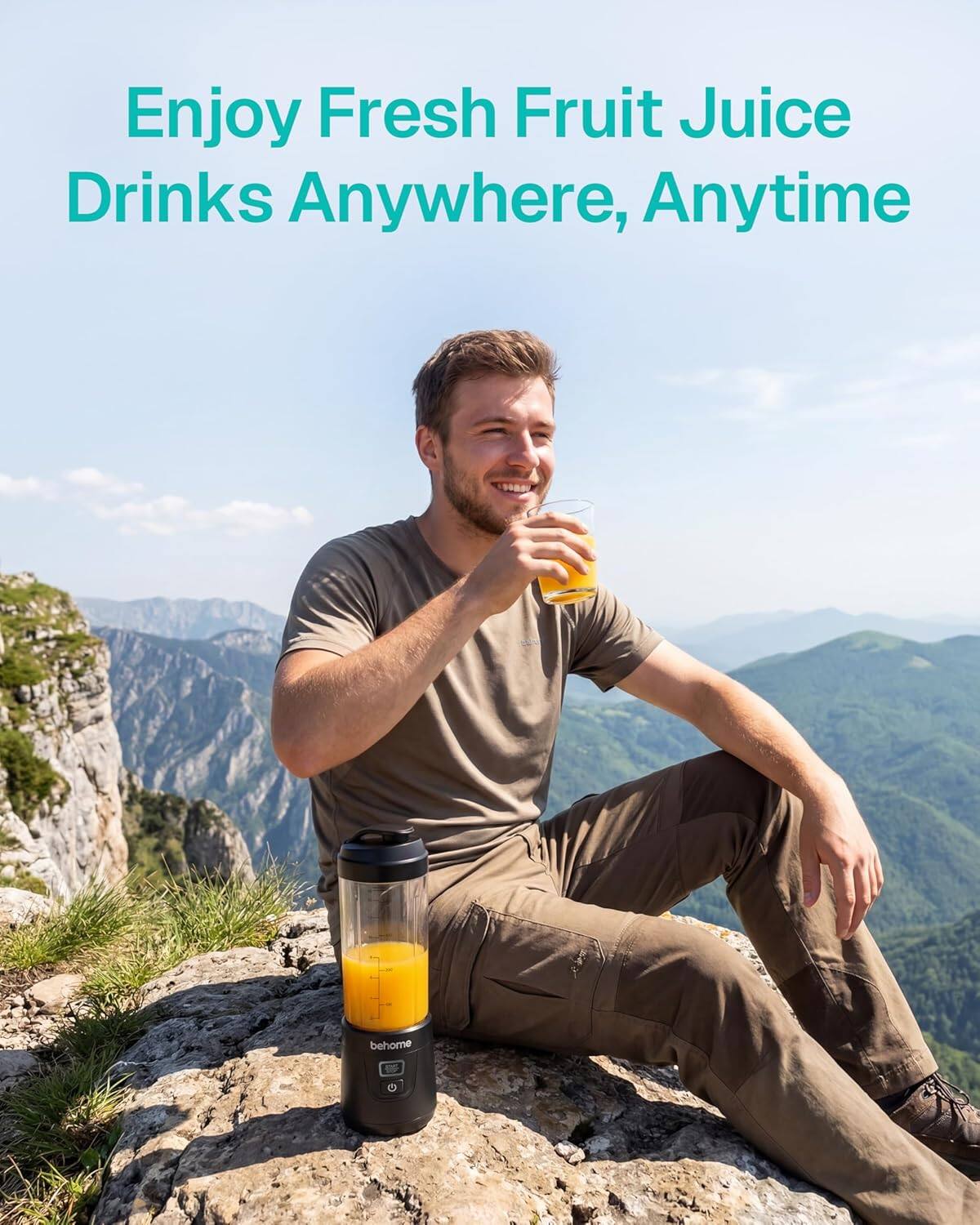 Enjoy Fresh Fruit Juice Drinks Anywhere, Anytime