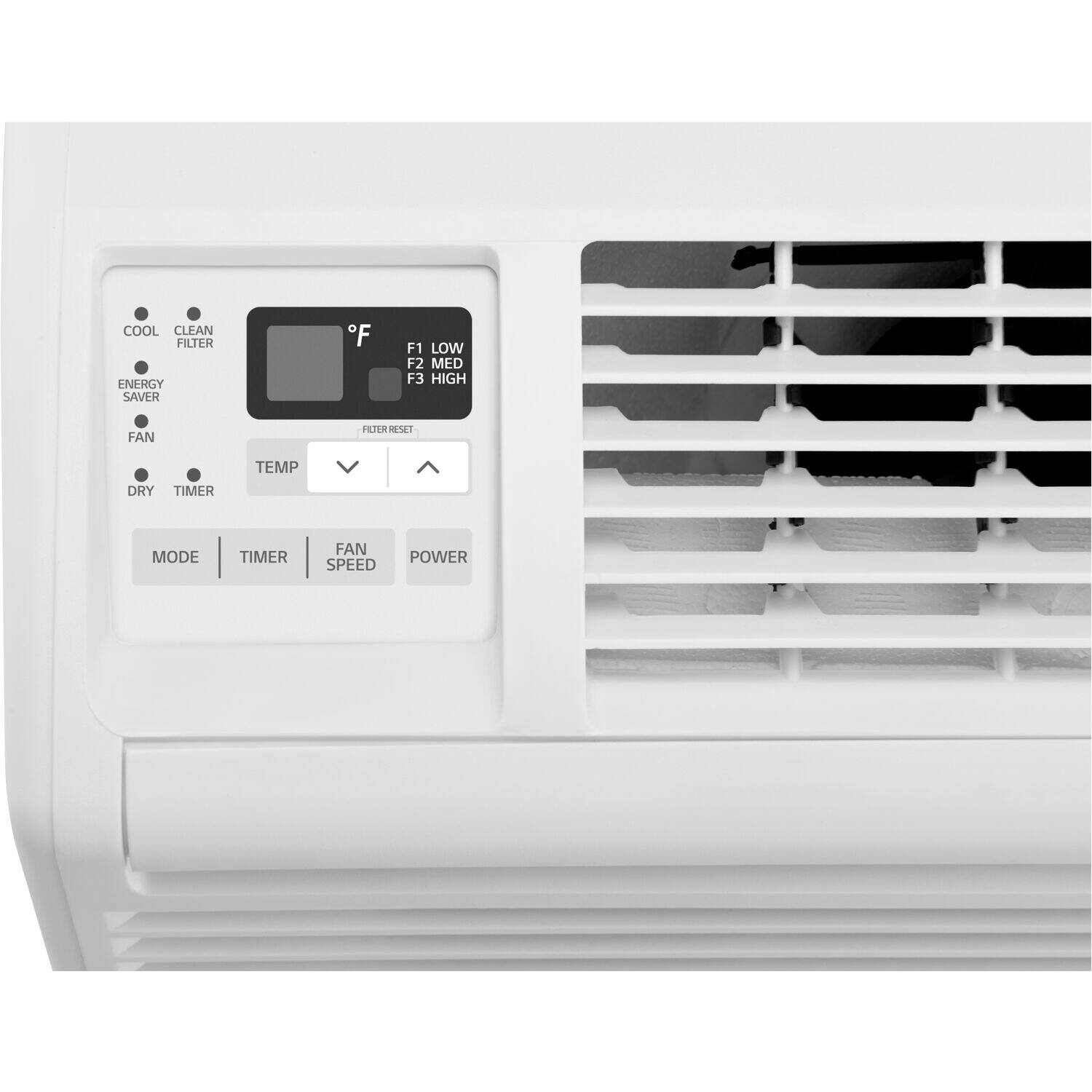 COOL CLEAN FILTER ENERGY SAVER F1 LOW F2 MED F3 HIGH FAN FILTER RESET DRY TIMER TEMP MODE TIMER FAN SPEED POWER
