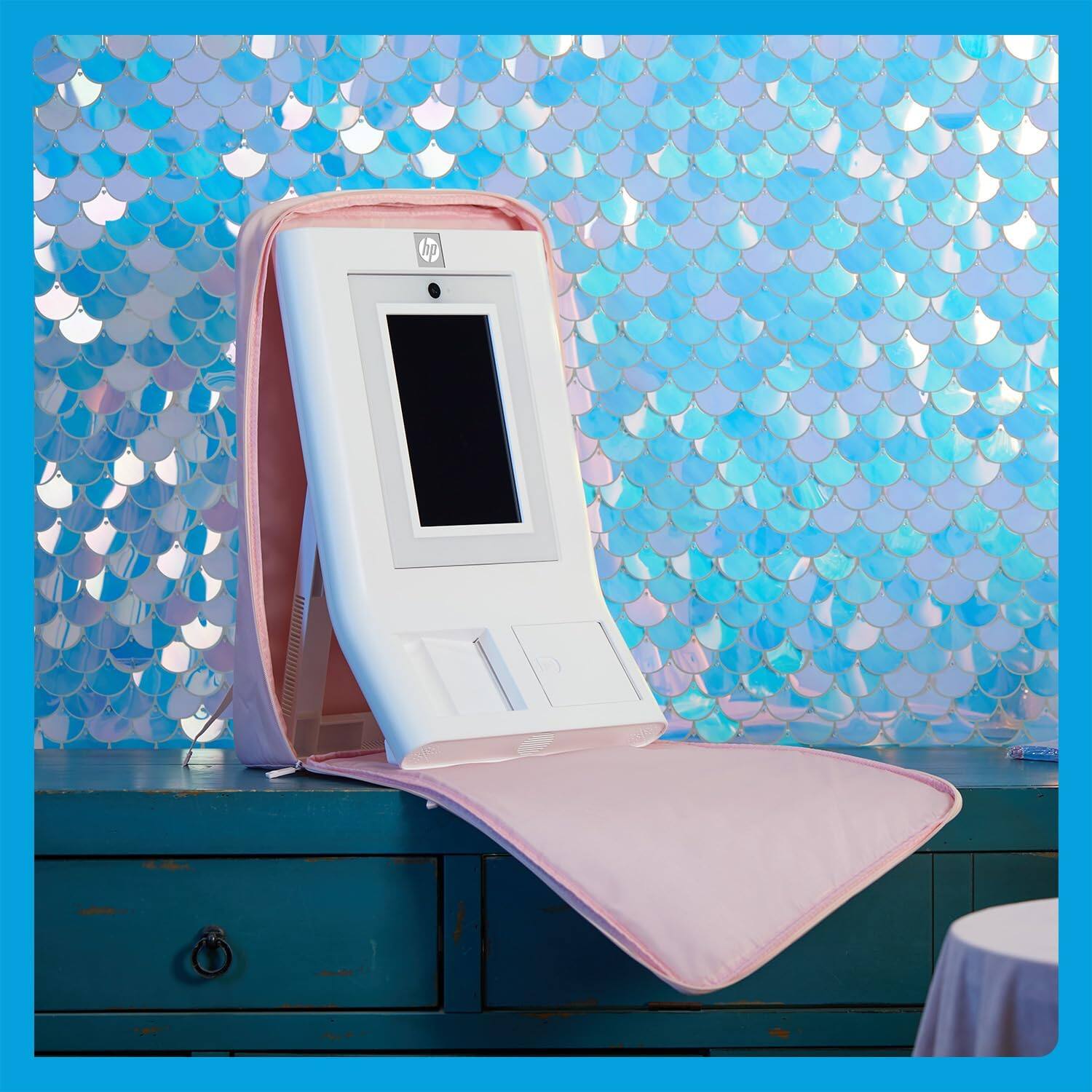 Alt View 1. HP - Sprocket Photobooth Travel Backpack, Padded Case w/Adjustable Straps & Front Zipped Pocket for HP Sprocket Photobooth.