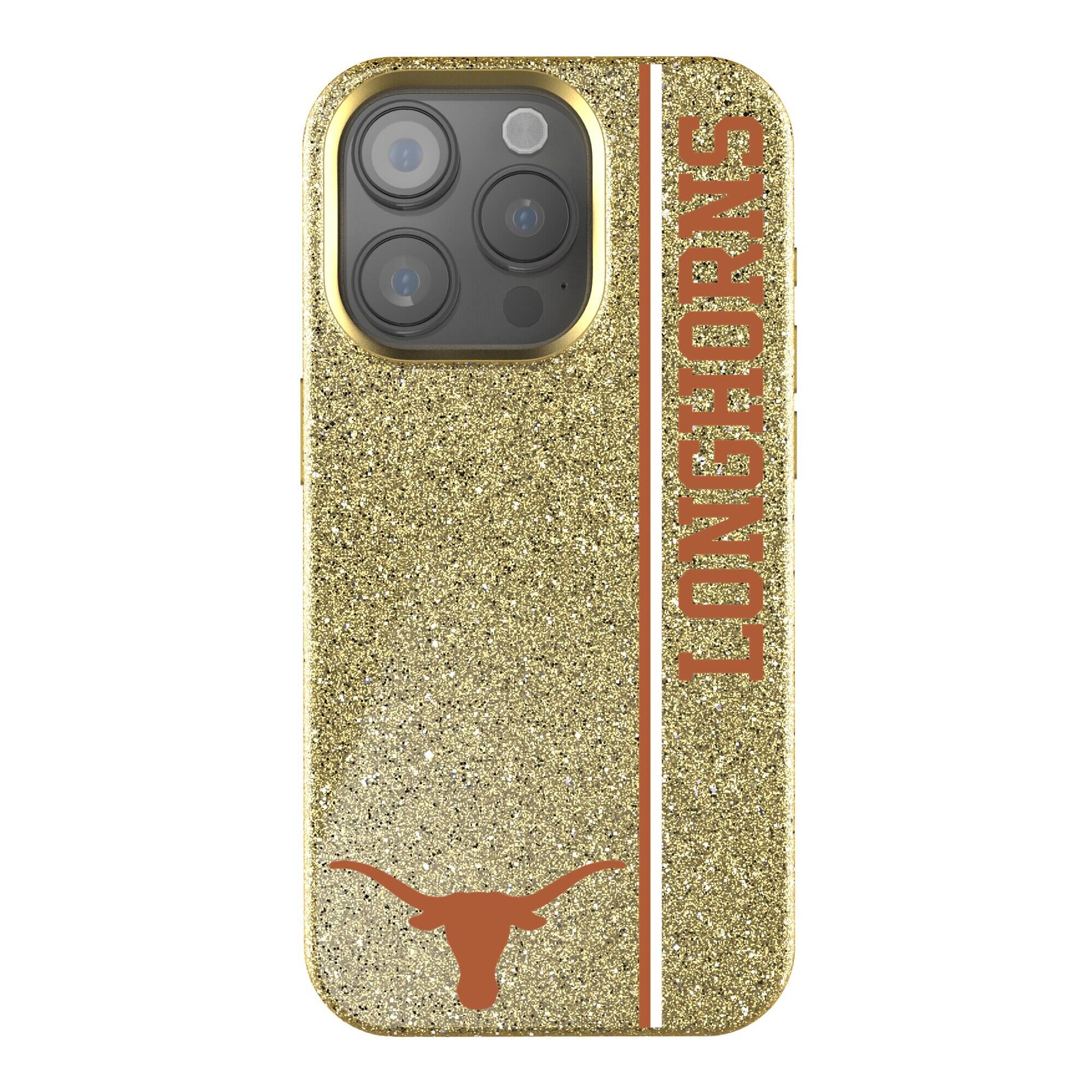 Keyscaper - NCAA - Texas Longhorns iPhone Bling Case - 14 - Gold