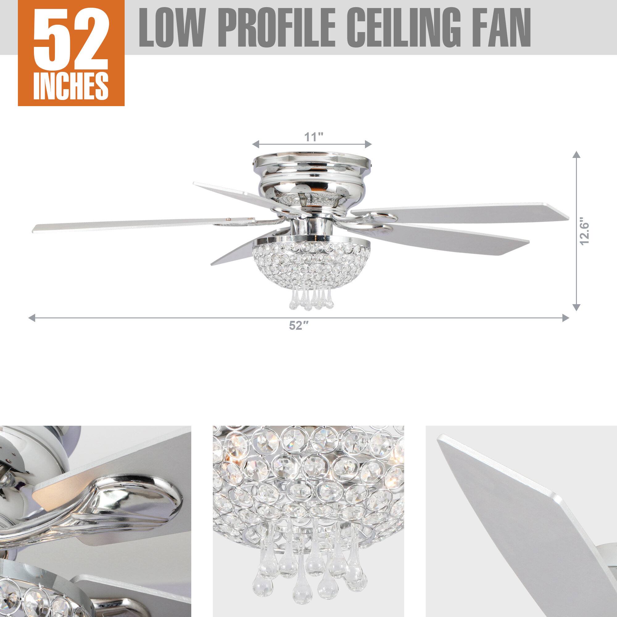 52 LOW PROFILE CEILING FAN  
52"  
11"  
12.6"