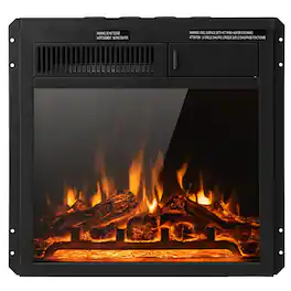 Resenkos - Fireplace Heater,Electric Fireplace, 18/22.5 Inch Electric Fireplace Insert with 7-Level Adjustable Flame Brightness