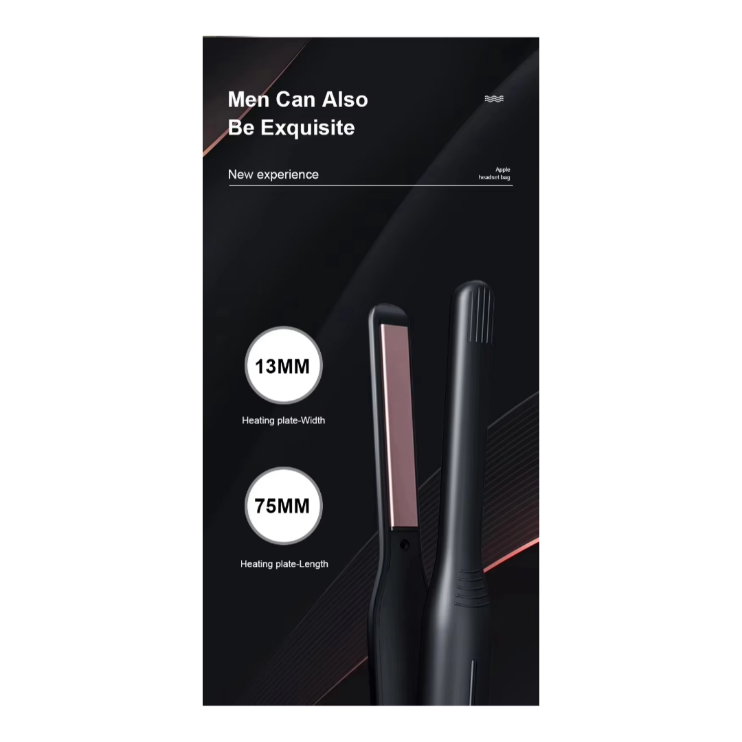 Men Can Also Be Exquisite  
New experience  

Apple Ps  
Heating plate-Width 13MM  
Heating plate-Length 75MM