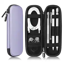 Kitcheniva - Shockproof Apple Pencil Case Stylus Smartpen Carrying Bag Sleeve - Lilac Purple