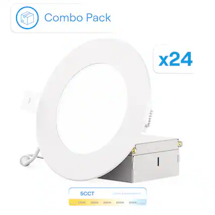 Combo Pack x24 5CCT LIGHT APPEARANCE 2700K 3000K 3500K 4000K 5000K day light