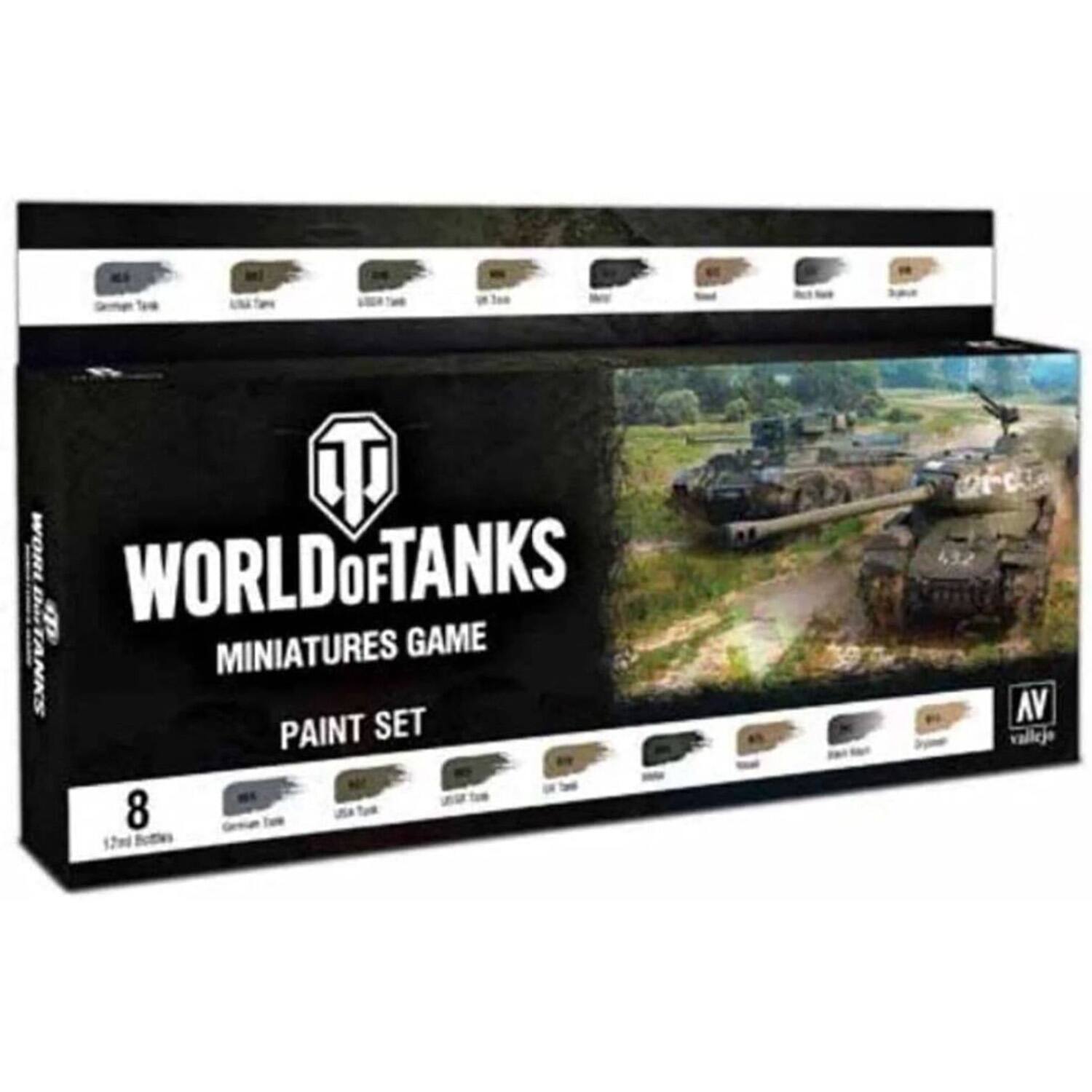World of Tanks Miniatures Game Paint Set