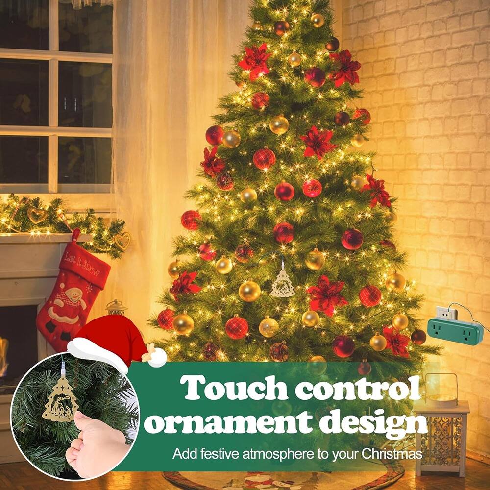 Touch control ornament design  
Add festive atmosphere to your Christmas