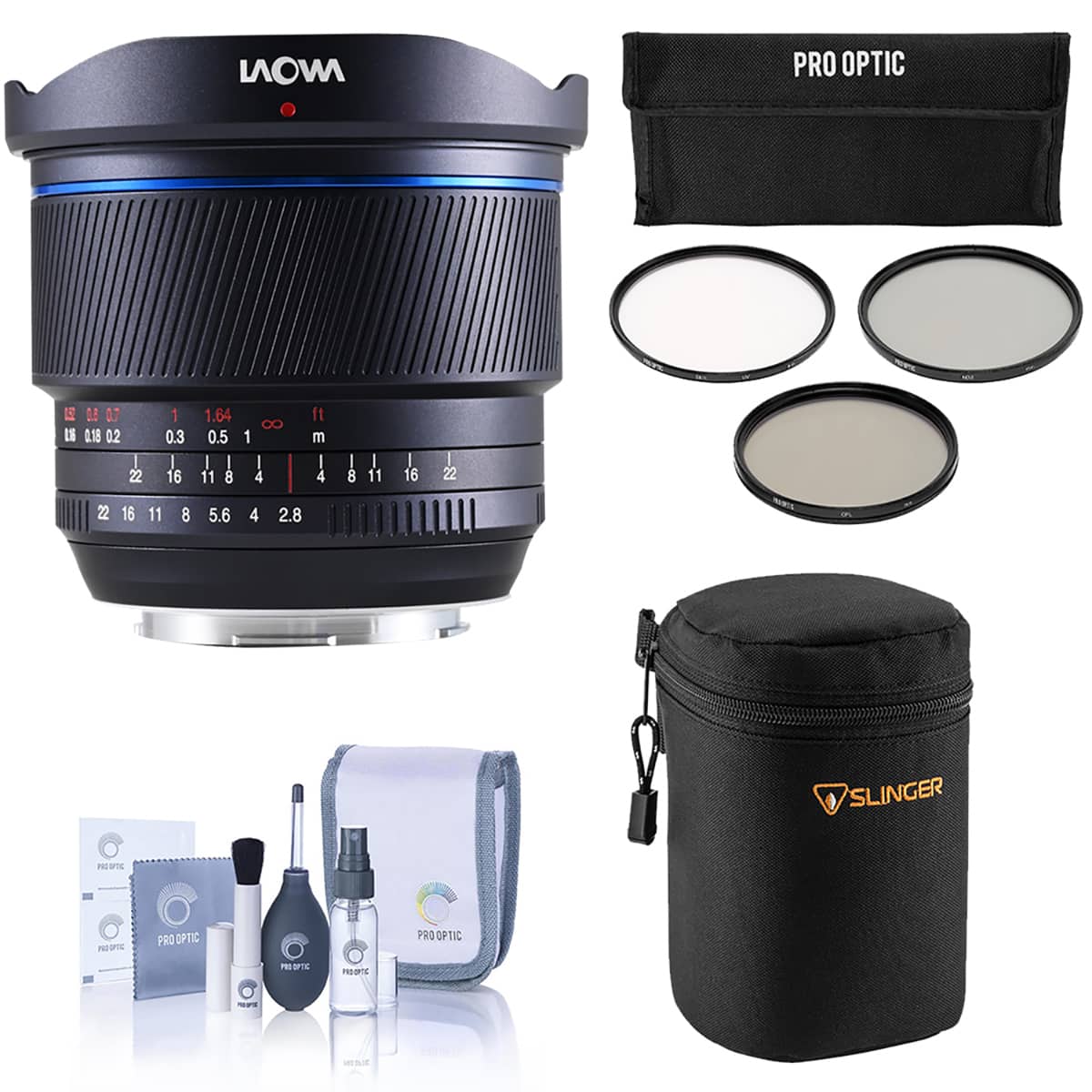 Bundle - Venus - Laowa 10mm f/2.8 Zero-D MF Lens for Nikon Z, with 77mm Filter Kit, Soft Lens Case and Cleaning Kit price history on PriceWatchPro