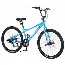 Anysun - Kids Bike Double Disc Brakes 26 Inch Children's Bicycle for Boys Girls Age 12+ Years - Blue