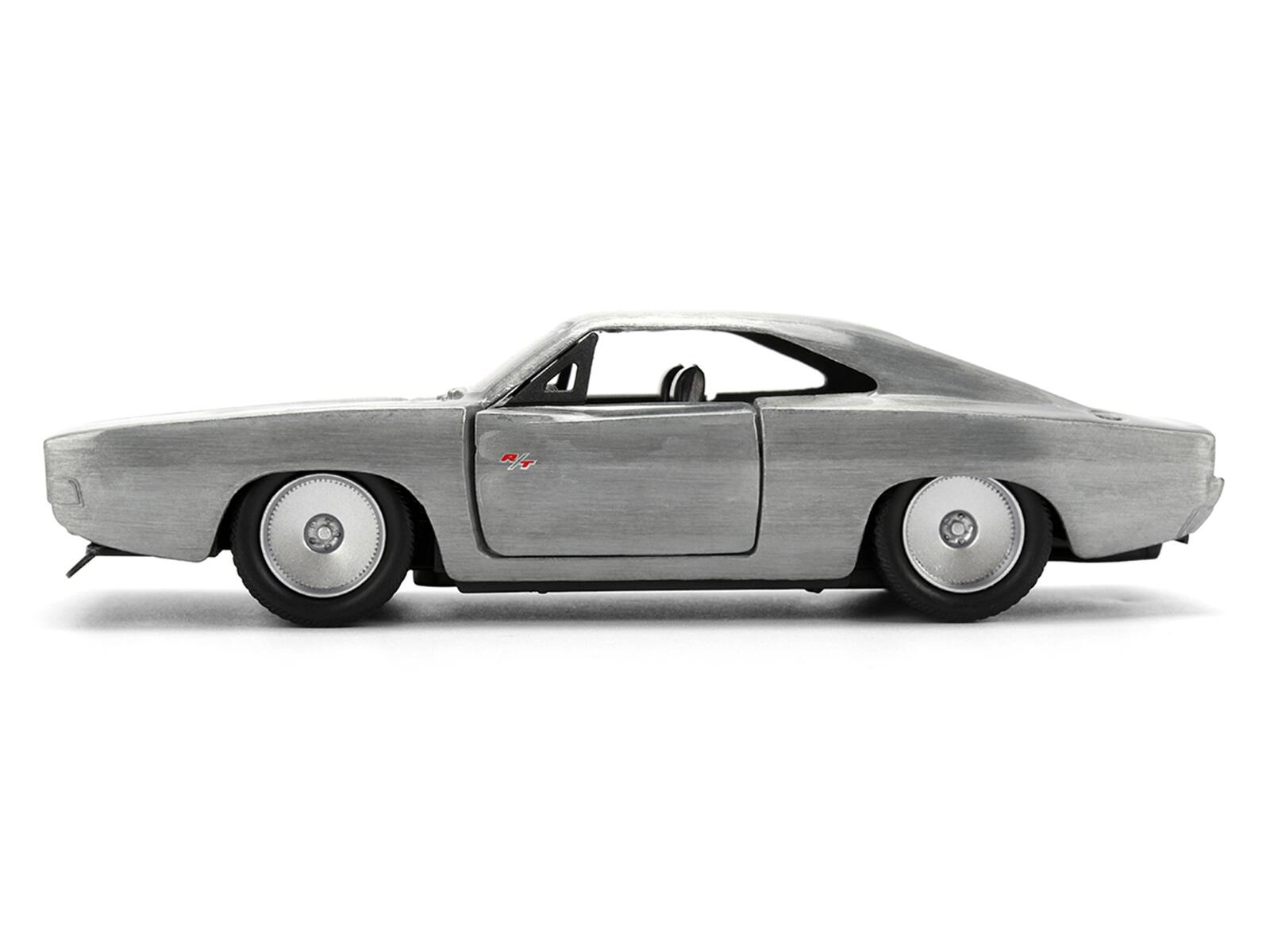 Alt View 2. Jada - Dom's Dodge Charger R/T Raw Metal "Fast & Furious 7" (2015) Movie 1/32 Diecast Model Car by Jada.