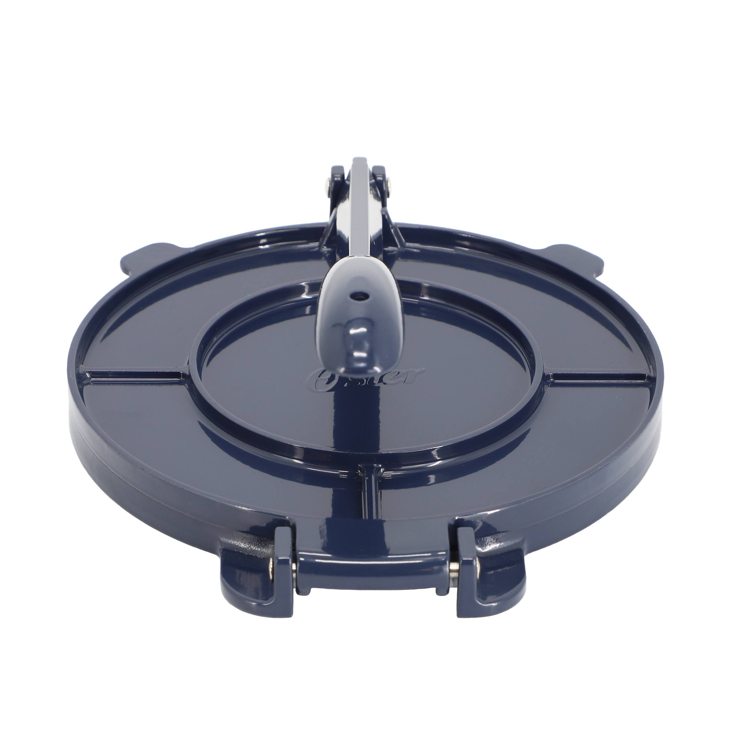 Alt View 1. Oster - Oster Ravello 8 Inch Cast Aluminum Round Tortilla Press in Blue - Blue.