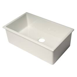 Alfi - brand 30 Undermount / Drop In Fireclay Kitchen Sink - White