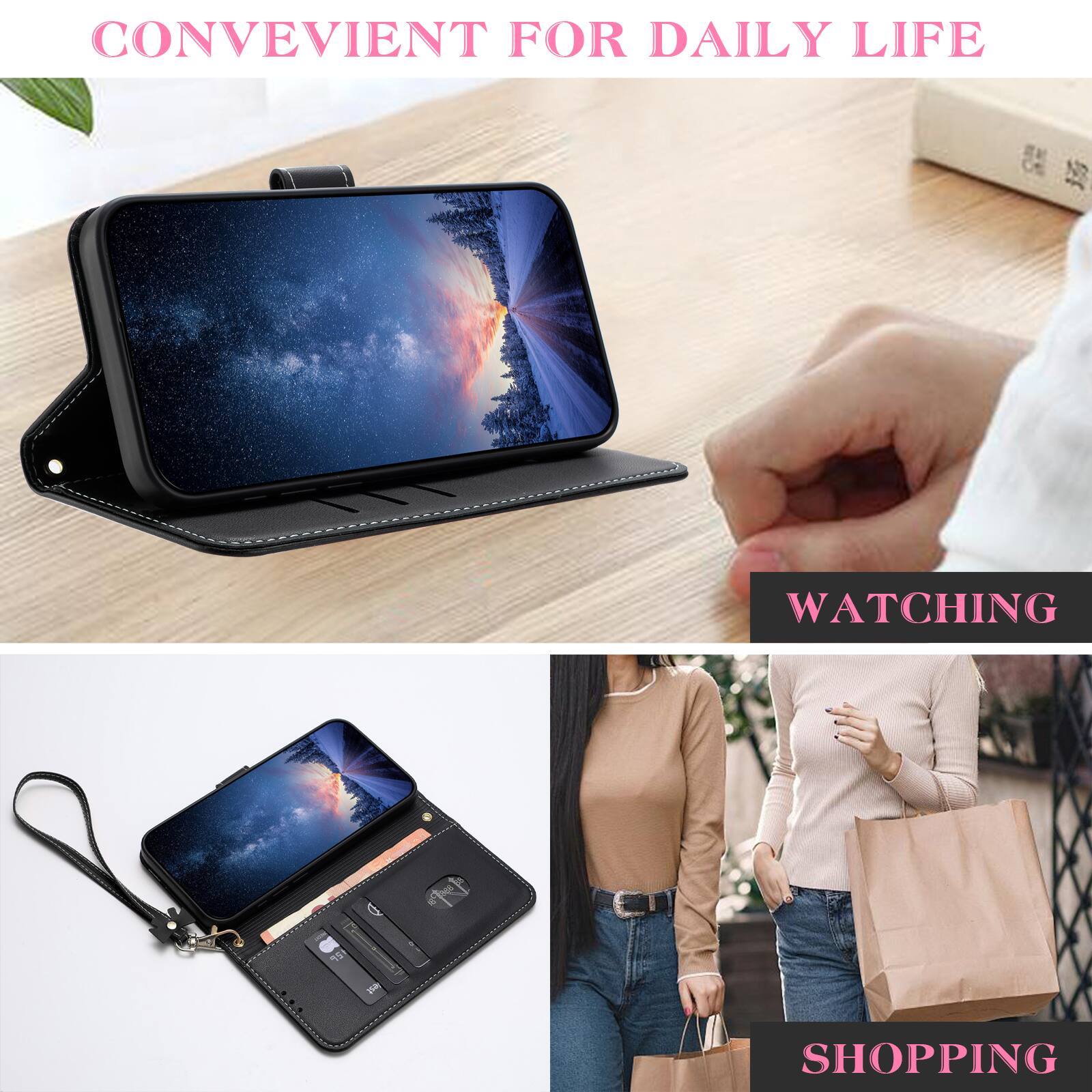 CONVENIENT FOR DAILY LIFE

WATCHING

SHOPPING