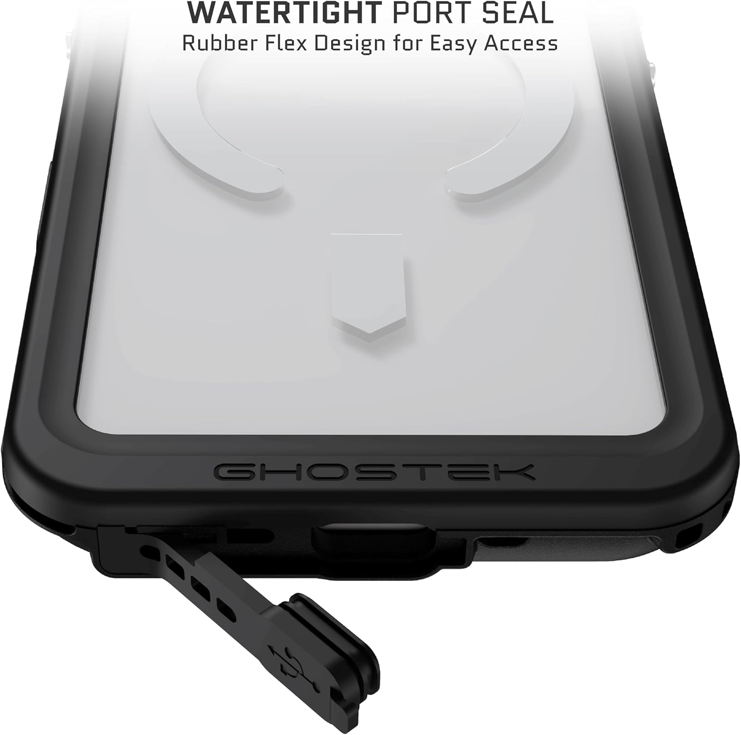 WATERTIGHT PORT SEAL  
Rubber Flex Design for Easy Access  

GHOSTEK