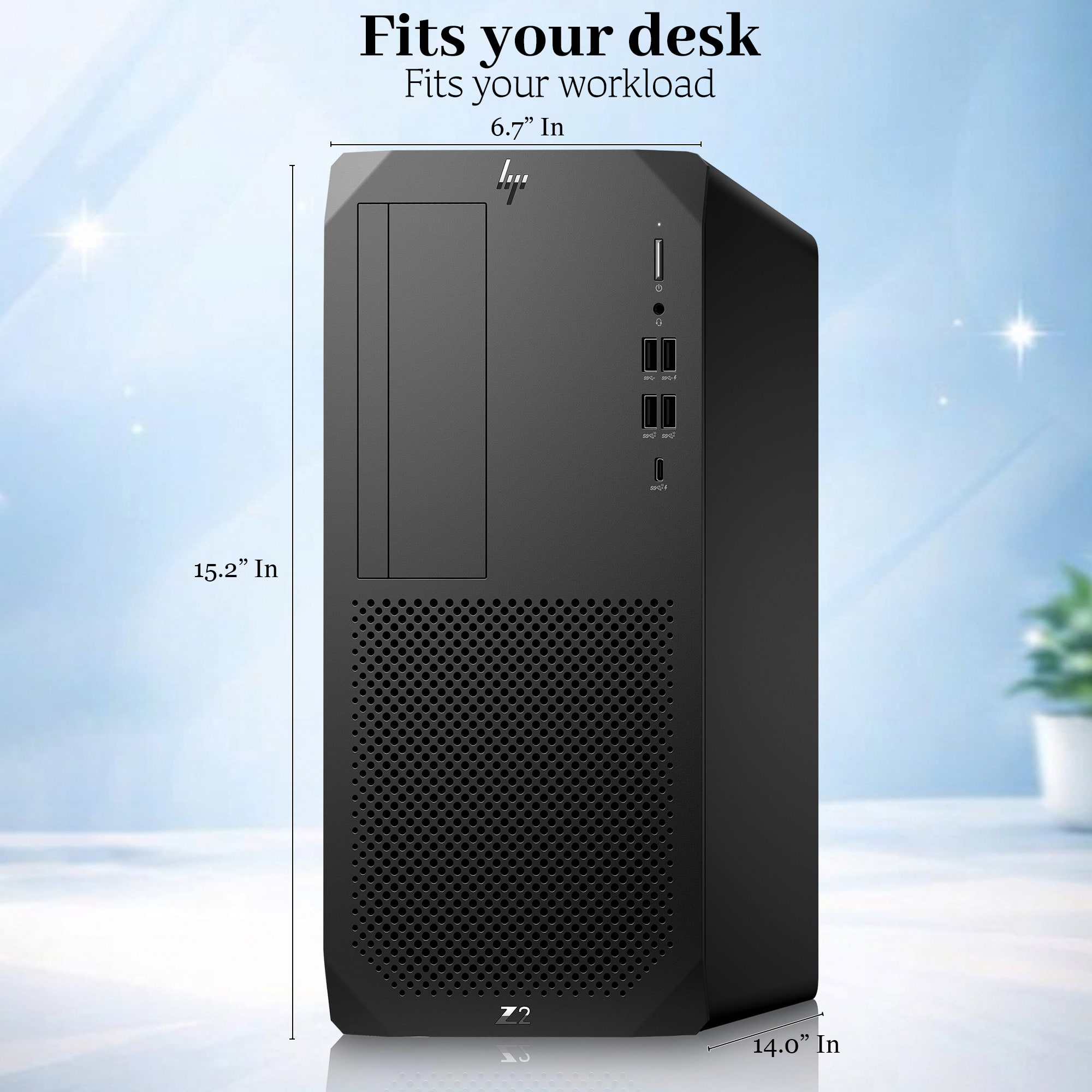 Refurbished Excellent Bundle HP Z2 G5 Tower Desktop Computer