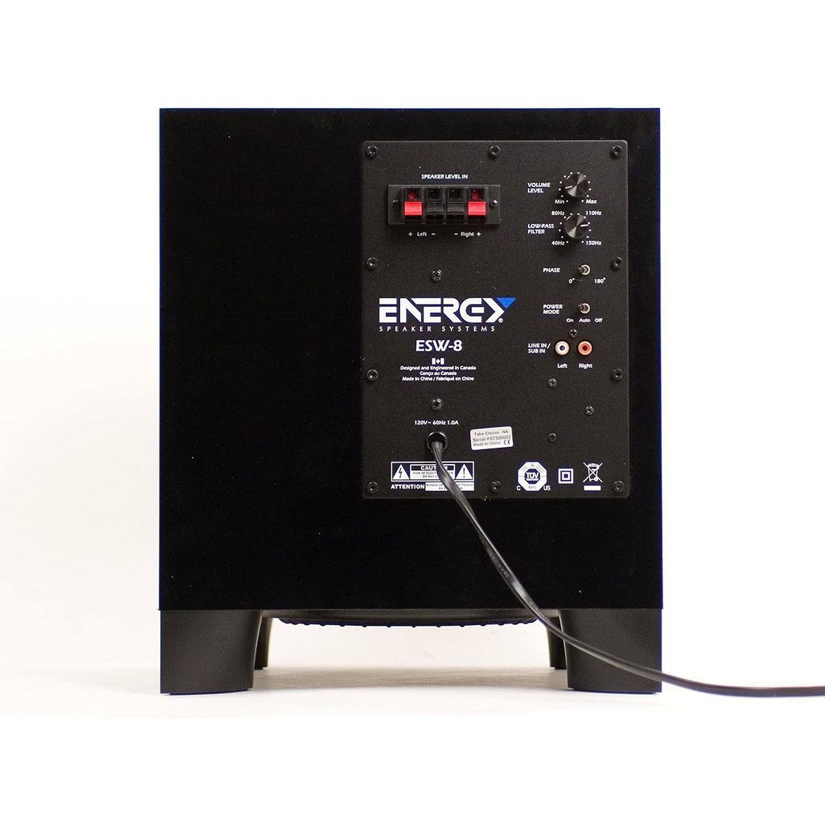 SPEAKER VEL - VIALM TE - - - -- - LOWIPASI I - S000 RUNE PUEa ENERC> - SPEAKER STSTEMS ESW-8 L m -- - B+  - - - - i - I - - - - - - 18 - oF - 1V - LAS FAL A AFTENTION AN LE