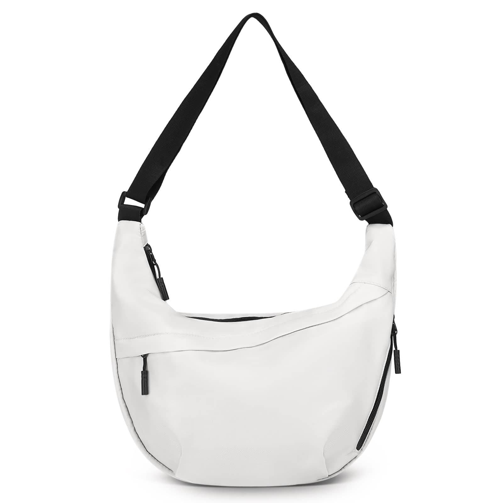 Unique Bargains - Arch Moon Crossbody Bag, Sling Bag for Men Women, Medium Shoulder Bag with Adjustable Strap, Chest Bag for Daily Commute - Beige
