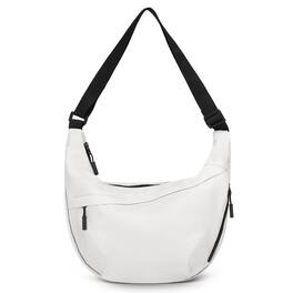 Unique Bargains - Arch Moon Crossbody Bag, Sling Bag for Men Women, Medium Shoulder Bag with Adjustable Strap, Chest Bag for Daily Commute - Beige