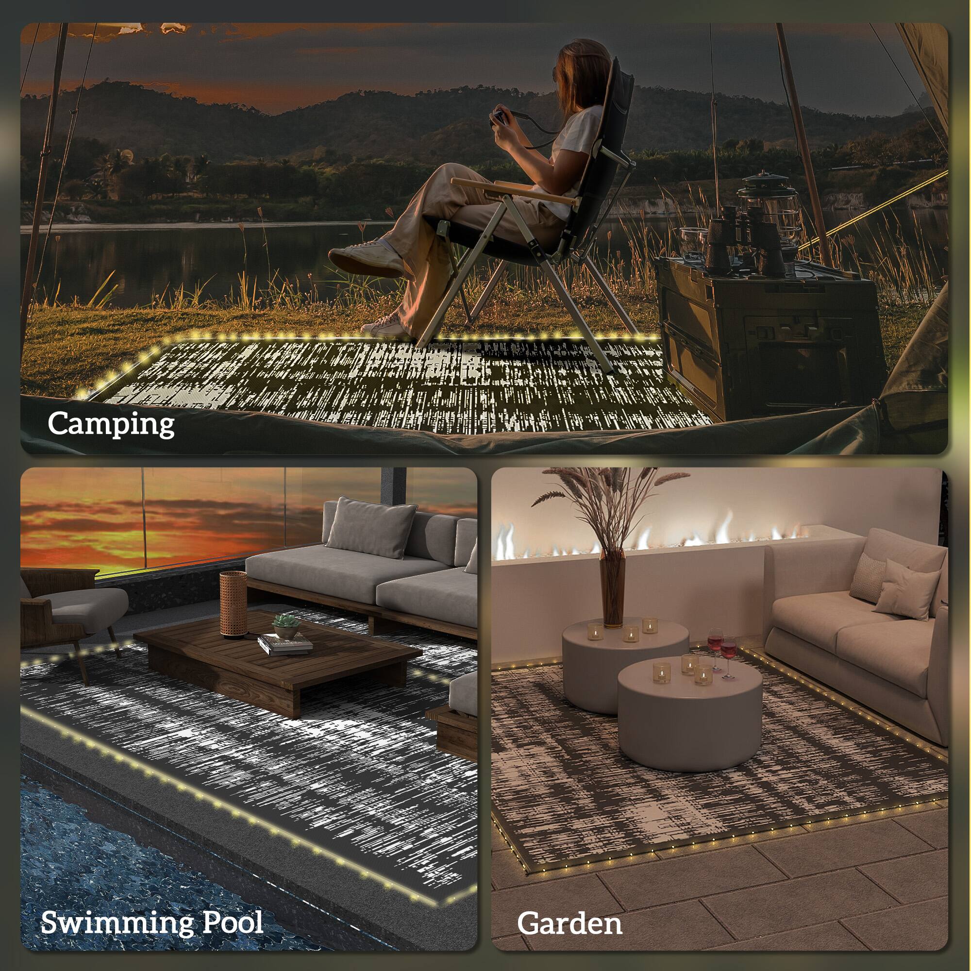 Camping  
Swimming Pool  
Garden