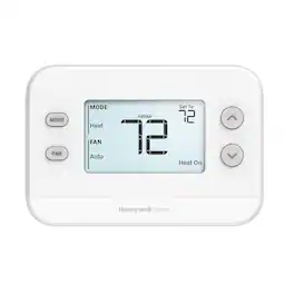Honeywell - Home TH1110U4000/U FocusPRO N100 Non-Programmable Thermostat 1H/1C Compatibility - White