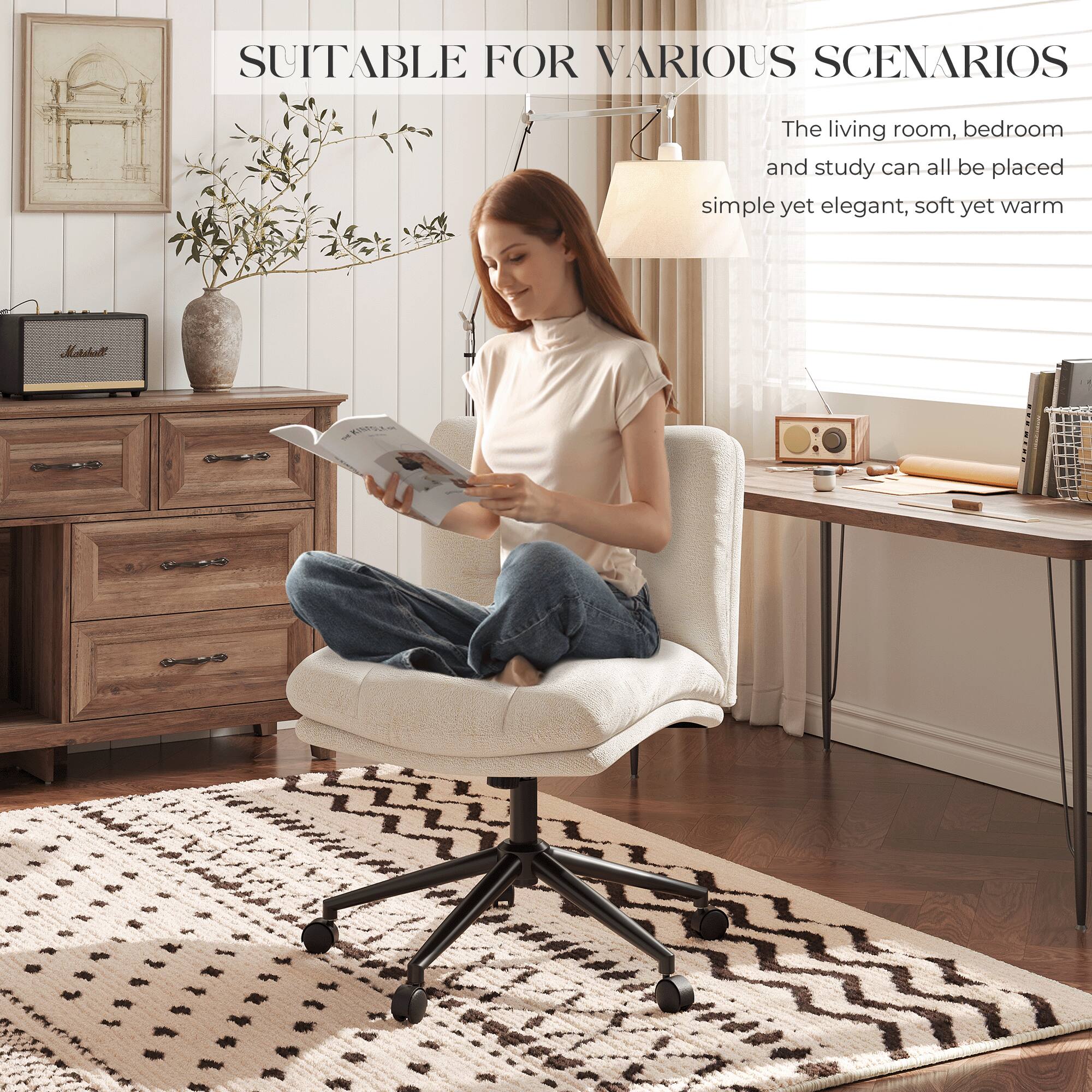 SUITABLE FOR VARIOUS SCENARIOS

The living room, bedroom and study can all be placed simple yet elegant, soft yet warm