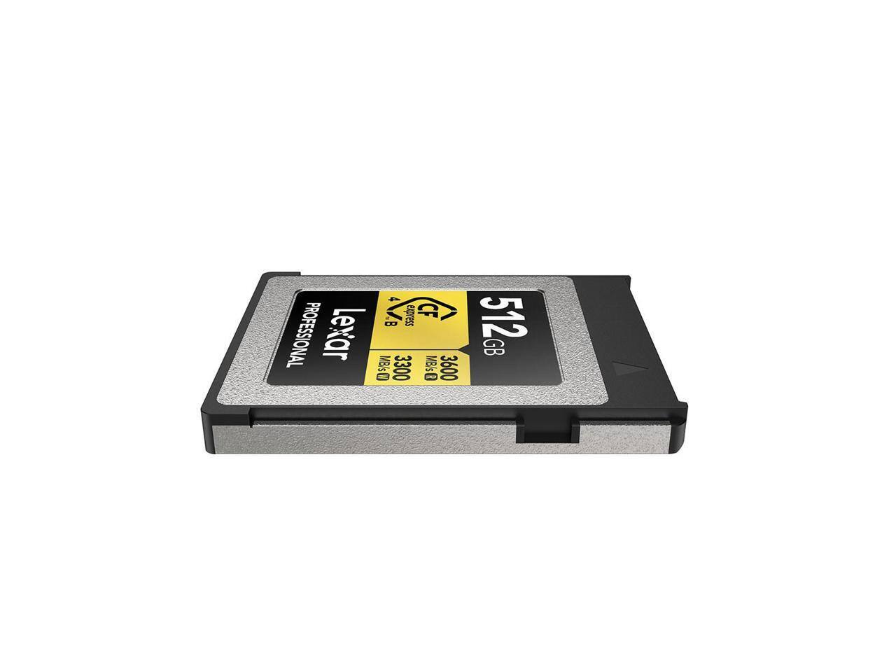 4 VB express CF Lexar 512 PROFESSIONAL MB/s 3300 MB/s 3600 GB