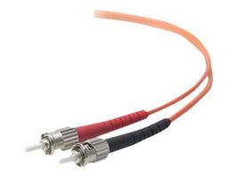 Belkin - A2F20200-01M 3.28 ft. (1 M) Multimode Duplex Fiber Patch Cable, ST - ST