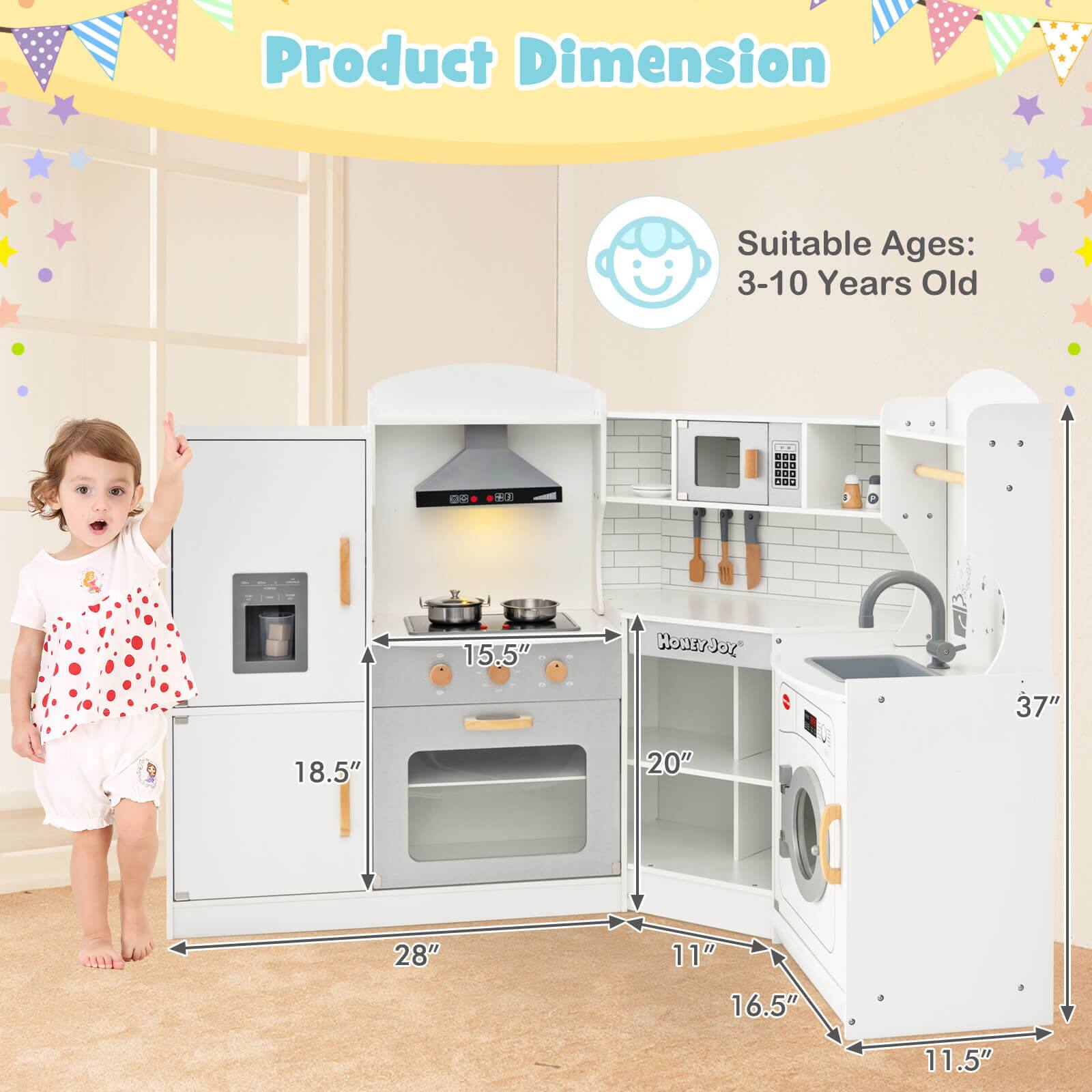 Product Dimension Suitable Ages: 3-10 Years Old

Honerdoy

28" 18.5" 15.5" 20" 37" 11" 16.5" 11.5"