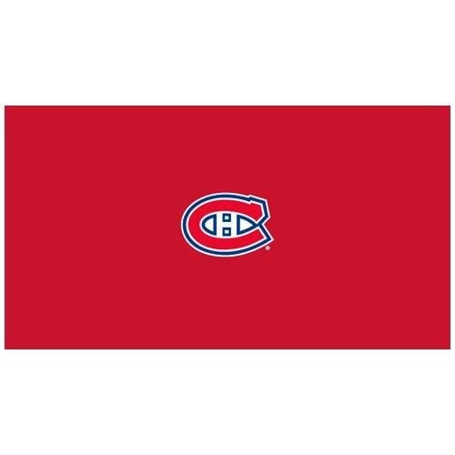 Alt View 1. Imperial - Montreal Canadiens 8' Billiard Cloth - Multicolor.