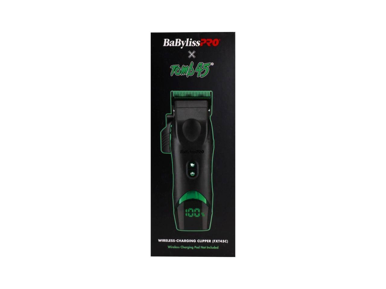 BaByliss Pro x Tomb 45° 100% Wireless-Charging Clipper (FXT45C) Wireless Charging Pod Not Included
