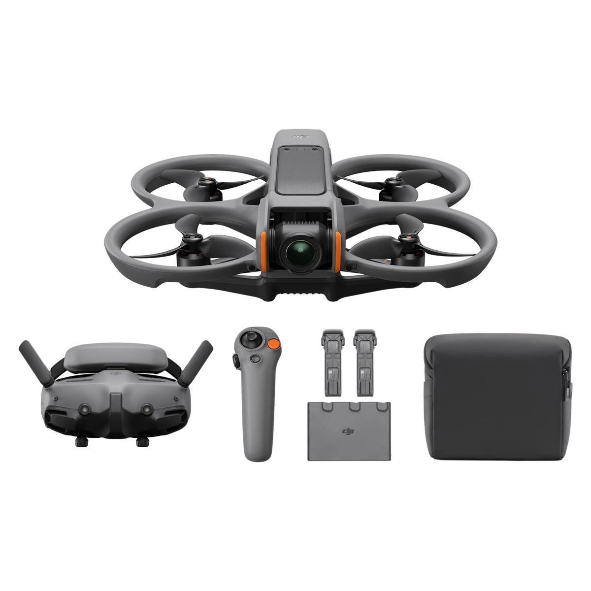 Alt View 9. DJI - DJI Avata 2 Fly More Combo (3 Batteries) FPV Drone, Bundle with 128GB Memory Card and Landing Pad.