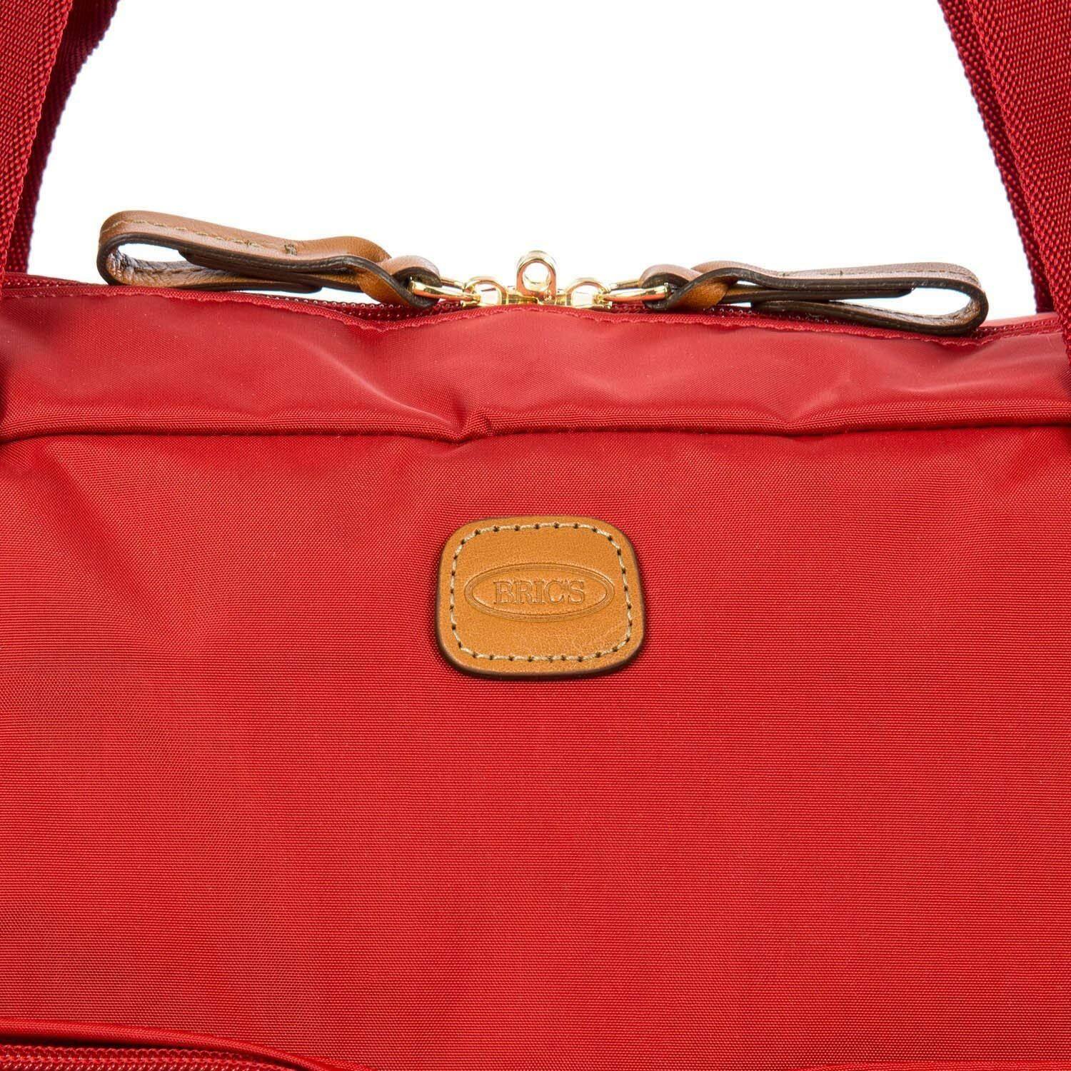 Alt View 1. Bric's - Bric's X-Bag Carry On Boarding Duffle Bags W/ Pockets Bright Red, 18" - Bright Red.