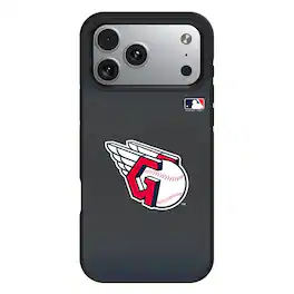 Keyscaper - MLB - Cleveland Guardians Bump Case with 8.2ft Drop Protection - 16 - Black