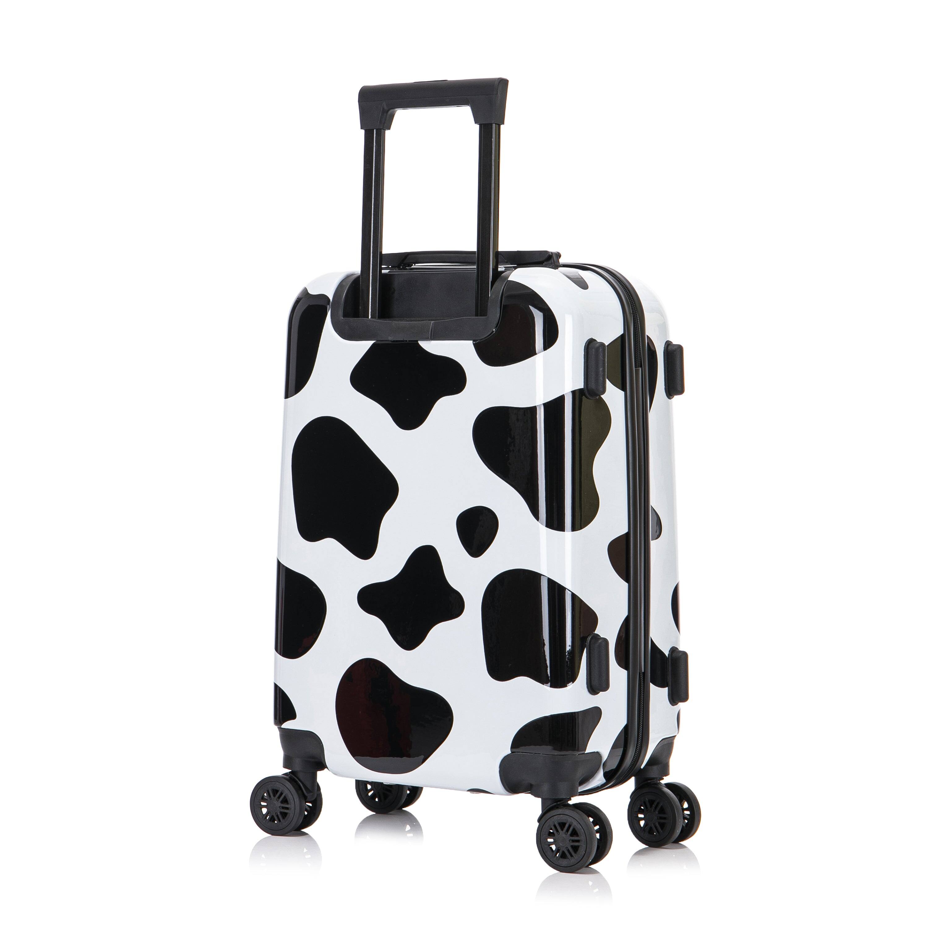 Alt View 1. InUSA - Cow Prints lightweight hardside Spinner Luggage 20" carry-on - COW.