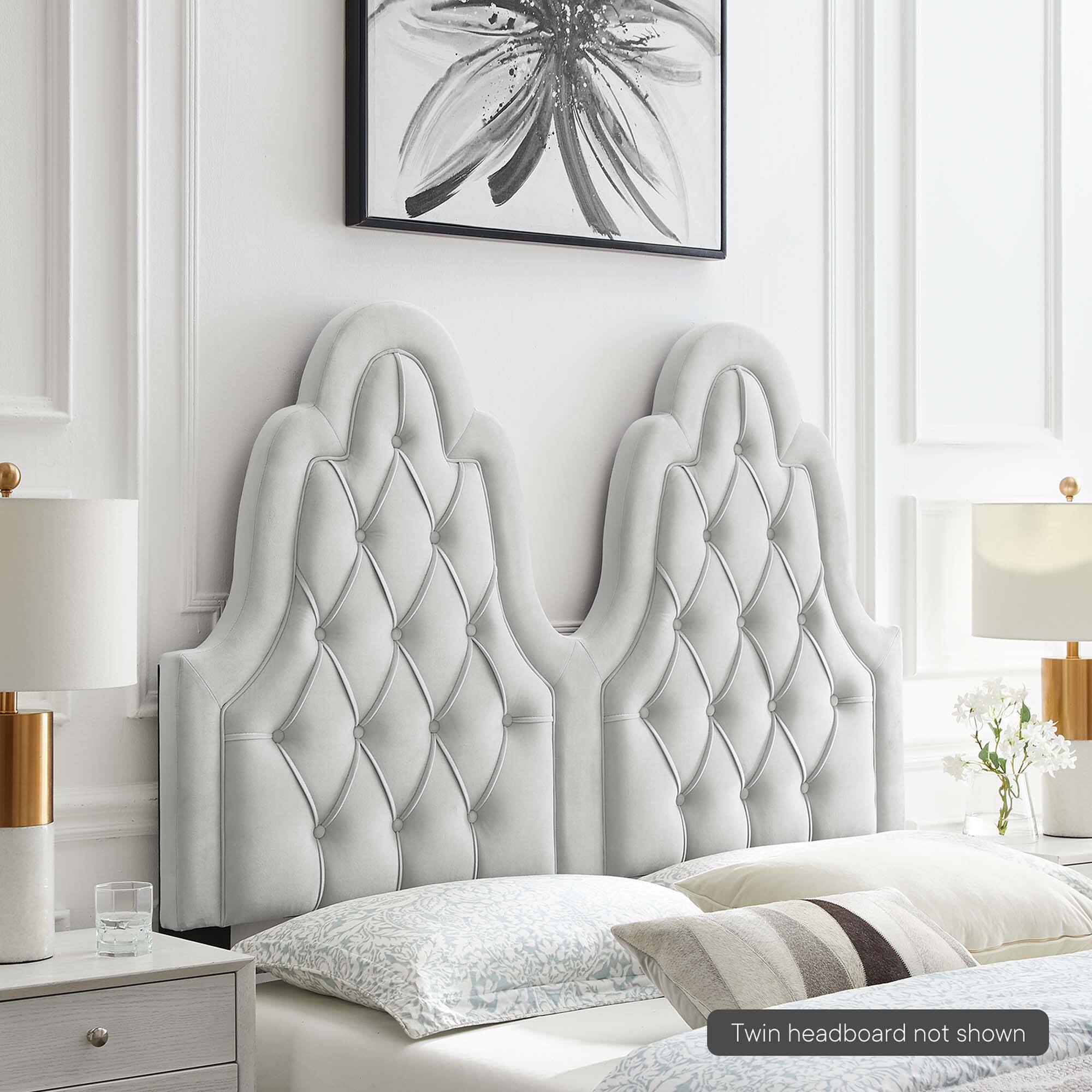 Twin headboard not shown