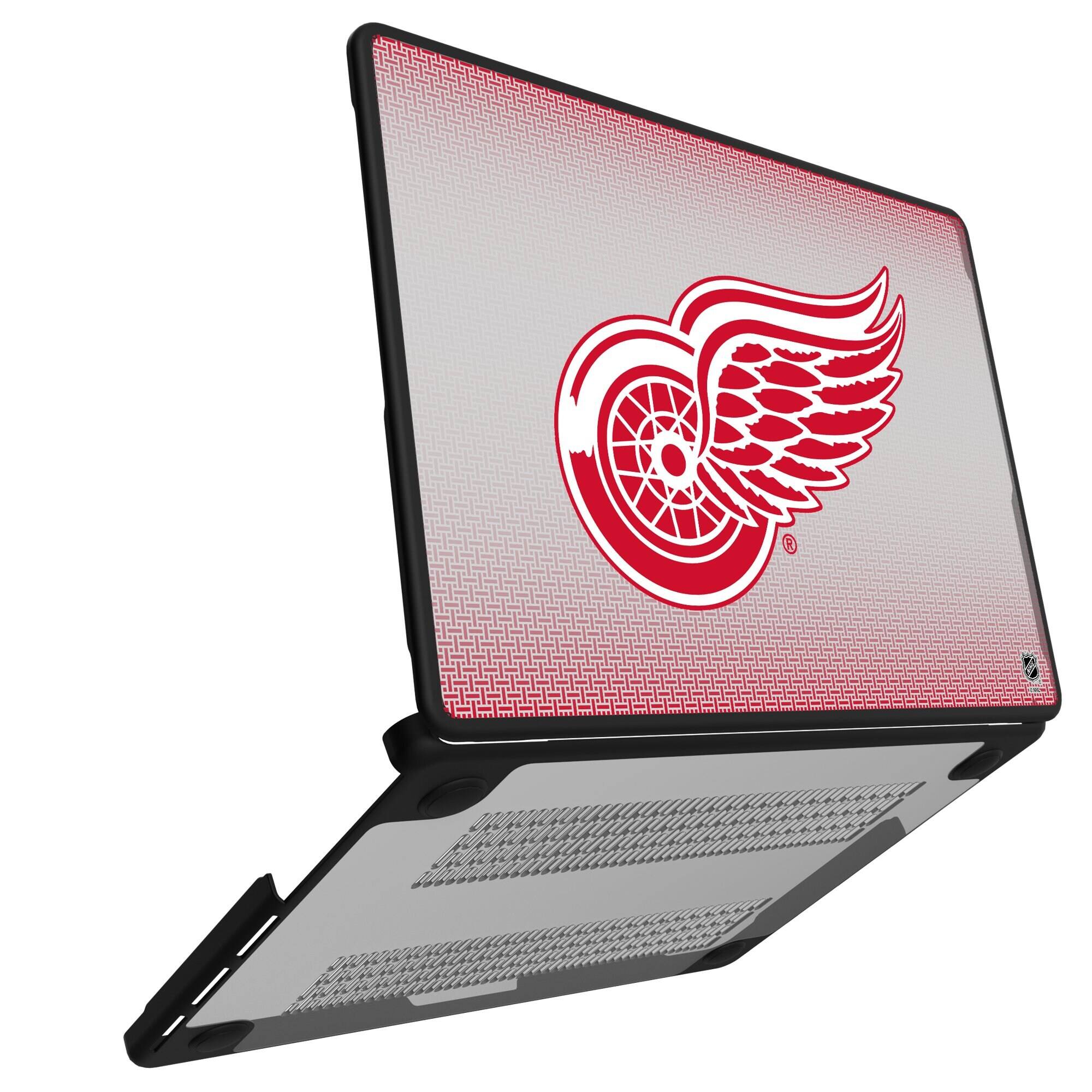 Alt View 1. Keyscaper - Detroit Red Wings Linen MacBook Case - Air 15 in - Multicolor.