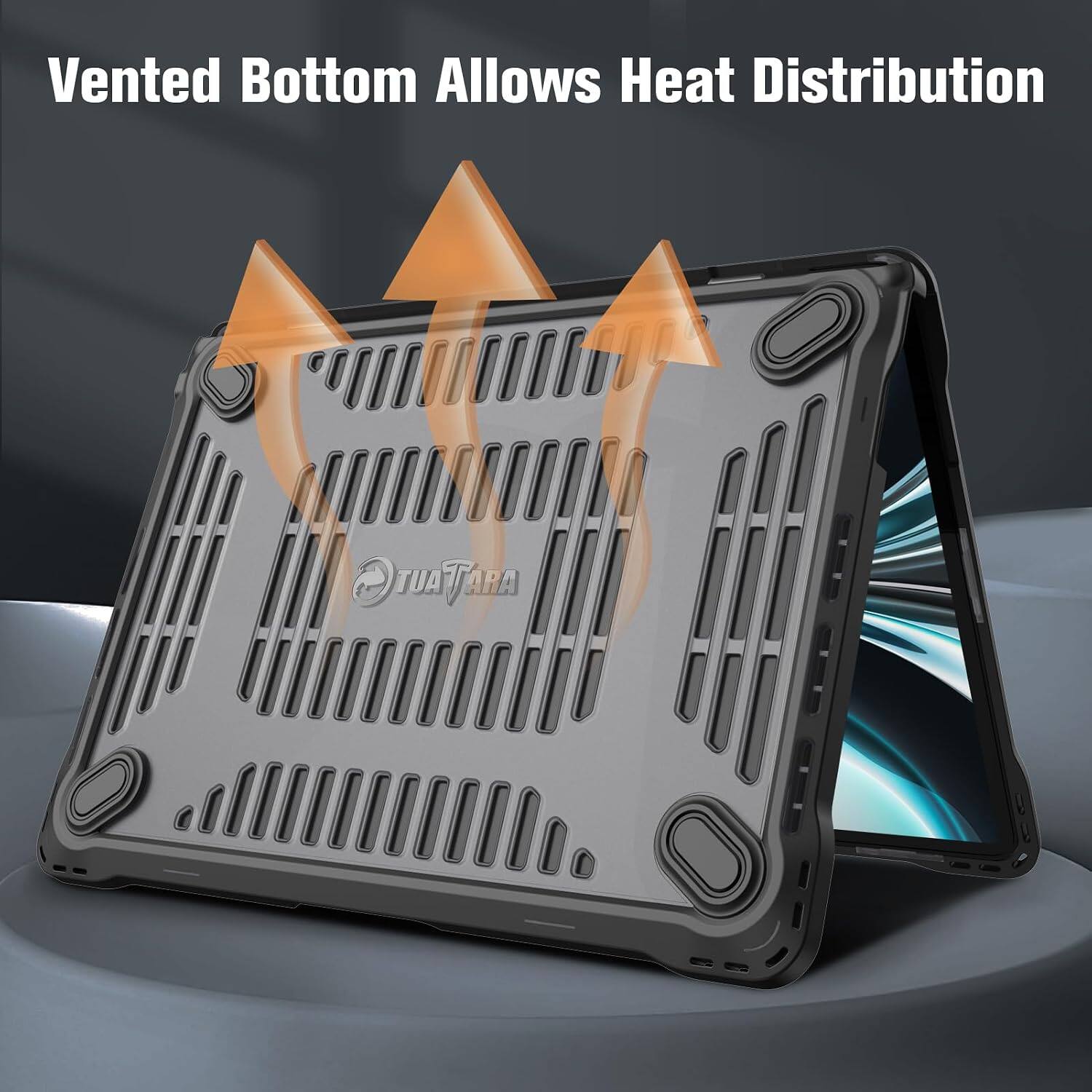 Vented Bottom Allows Heat Distribution