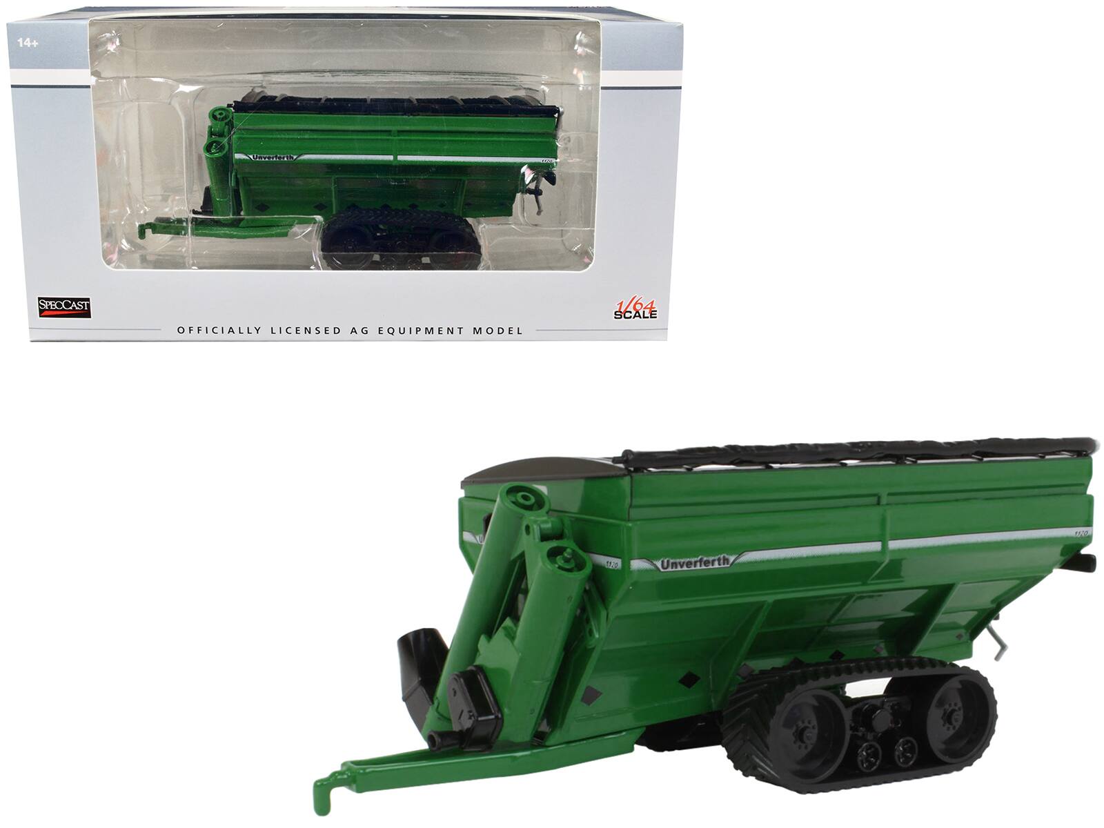 14+  
Unverferth  
SPECCAST  
OFFICIALLY LICENSED AG EQUIPMENT MODEL  
1/64 SCALE  
2920  
LENS  
Unverferth