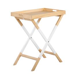 Universal Expert - Remus Folding Tray Table - Oak and White