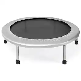 Stamina Products - 35-1625 36 Inch Folding Quiet and Safe Trampoline for Cardio - 36-Silver