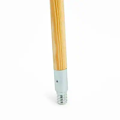 Front. Coastwide Professional - Coastwide Professional™ 60" Wood Push Broom Handle, Threaded Metal Tip (CW57741) - Natural.