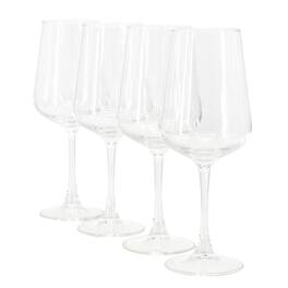 Gibson - Home Belinni 4 Piece 15.4 Ounce Classic Wine Glass Set - Clear