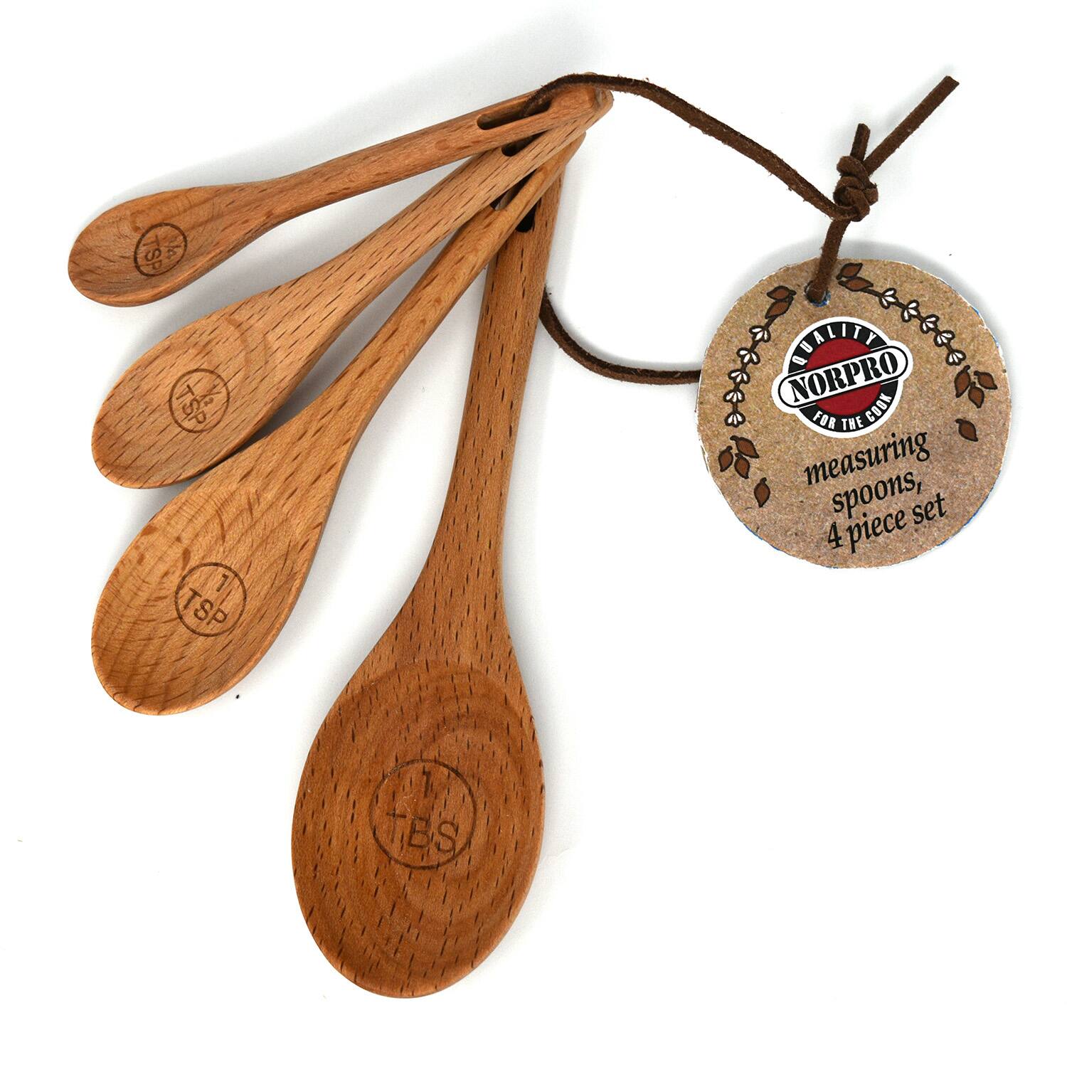 TSP K TSP 1 TSP QUALITY = NORPRO FOR THE 1003 measuring spoons, set 4 piece 7 TBS