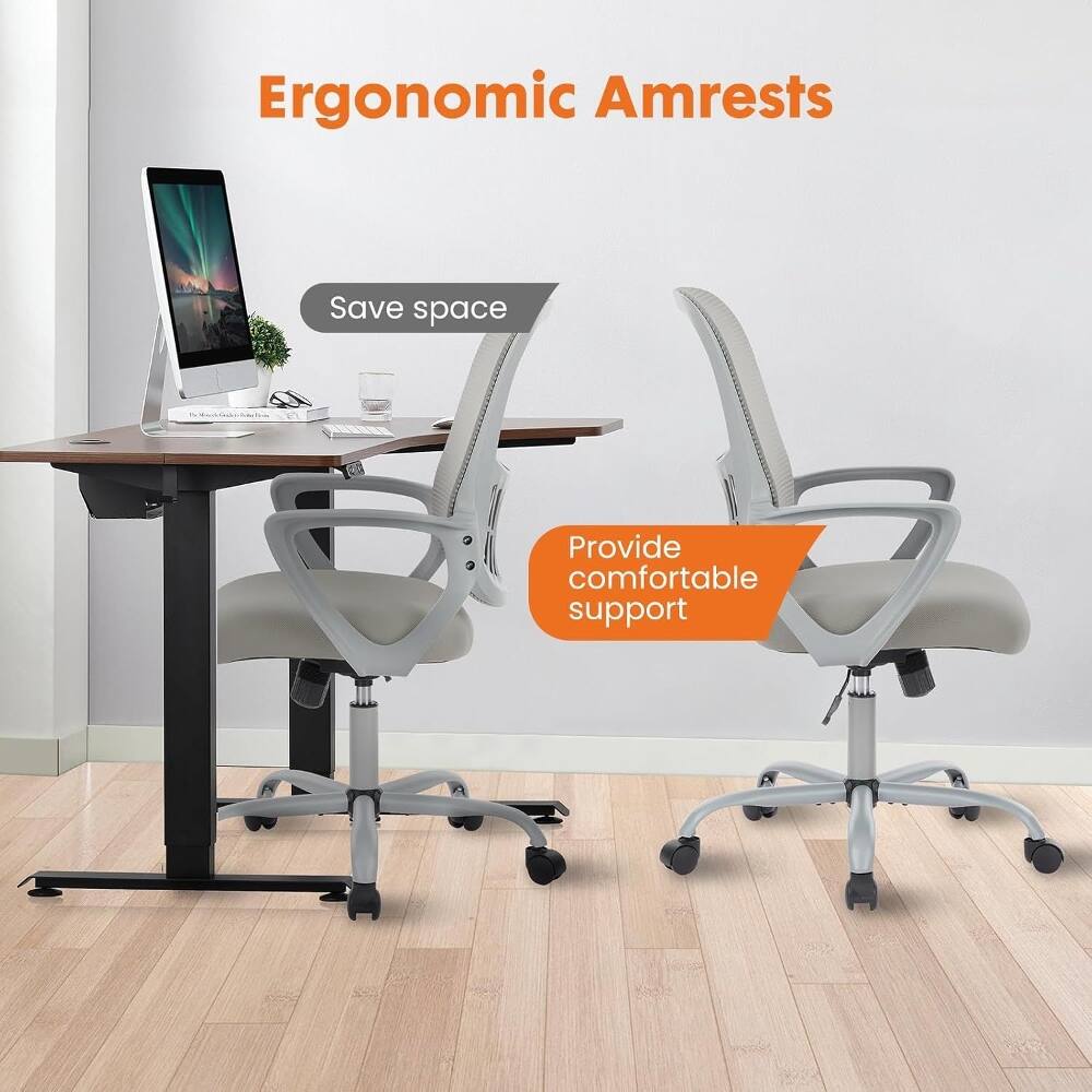 Ergonomic Armrests Save space Provide comfortable support