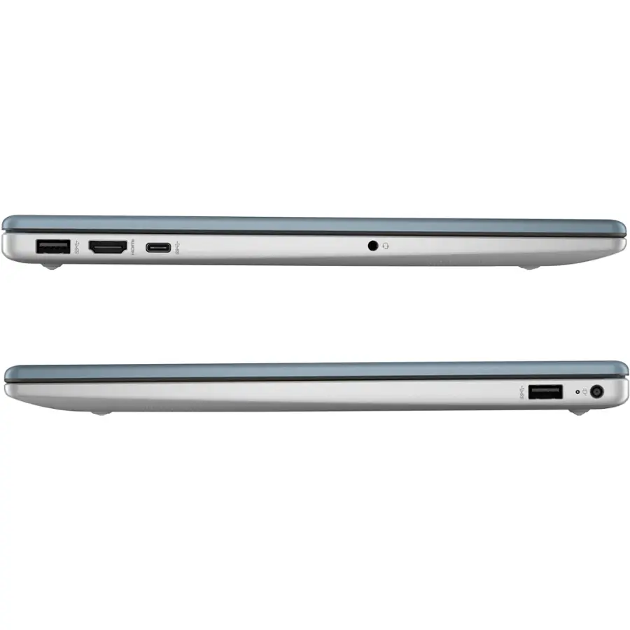 Alt View 10. HP - 15.6" HD Touch-Screen Laptop -  Intel Processor N200 - 4GB Memory - AMD Radeon Graphics - 256GB SSD -  Windows 11 Home - Moonlight Blue.