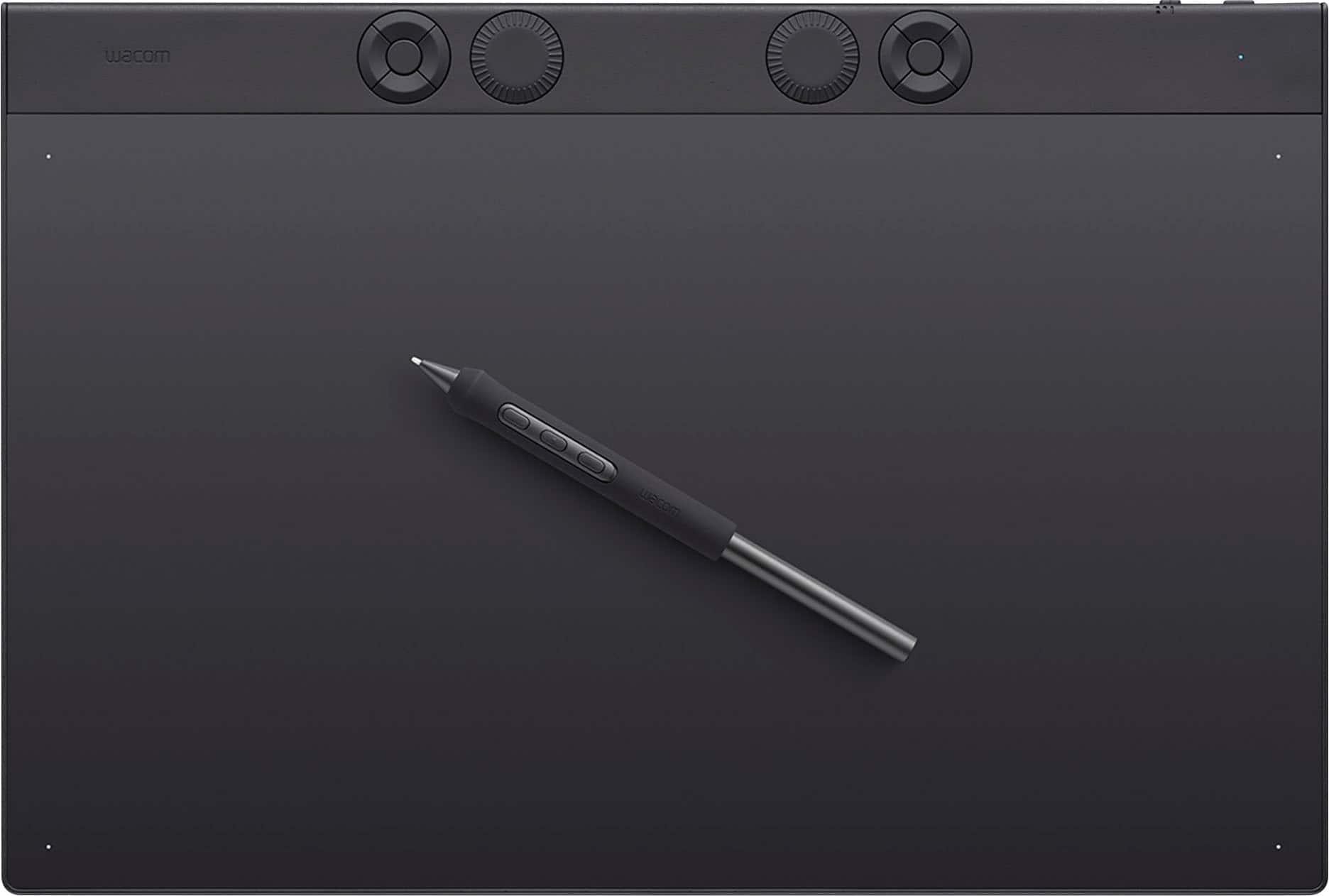 Wacom - Intuos Pro Large Bluetooth Professional Graphic Drawing Tablet (2025) - Black - Front_Zoom
